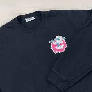 Snowman Golf Apparel Sweatshirt Large Pullover Crew Neck Black‎ Embroidered Yeti